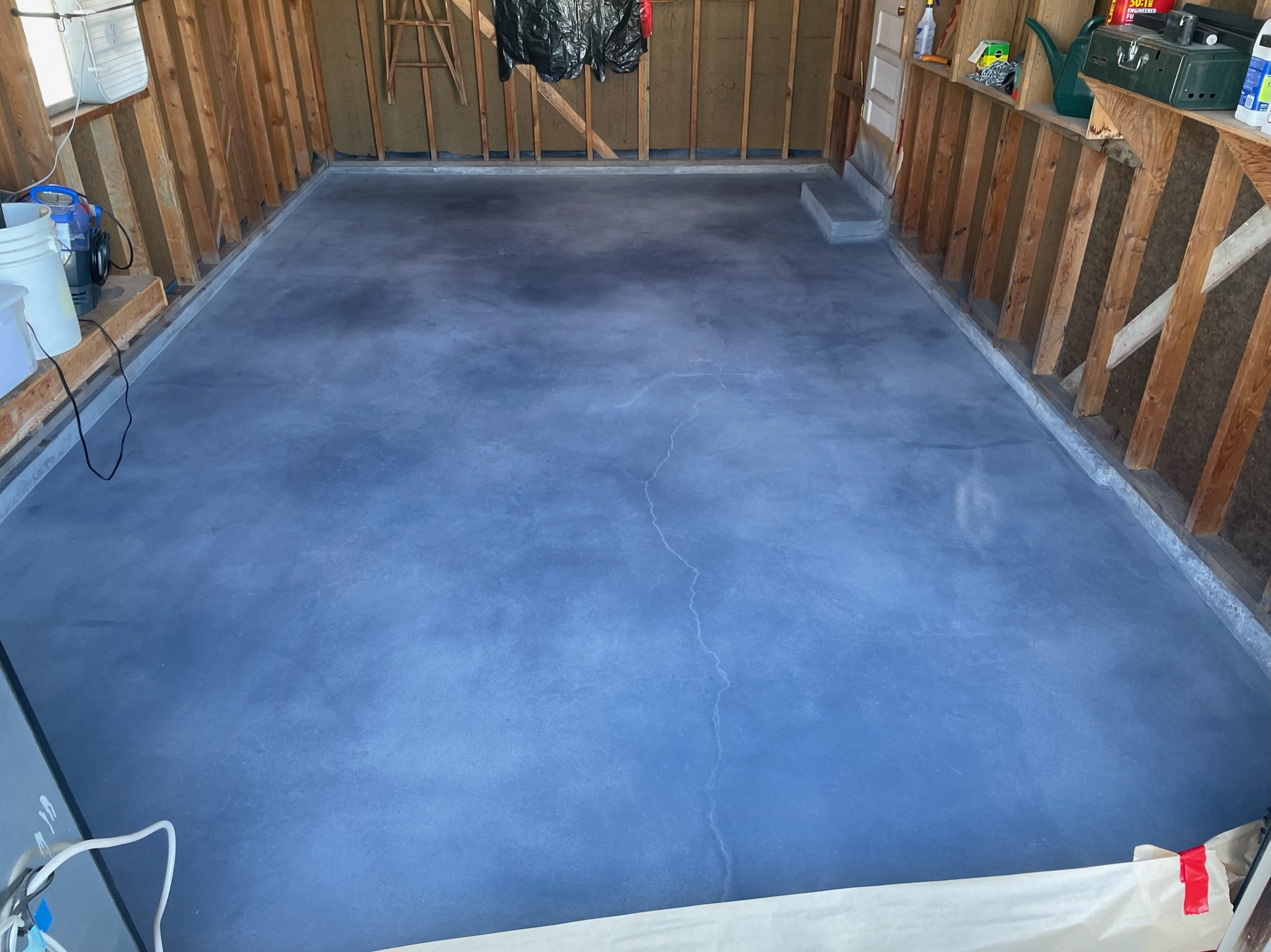 Garage floor coatings Concrete Color Dye