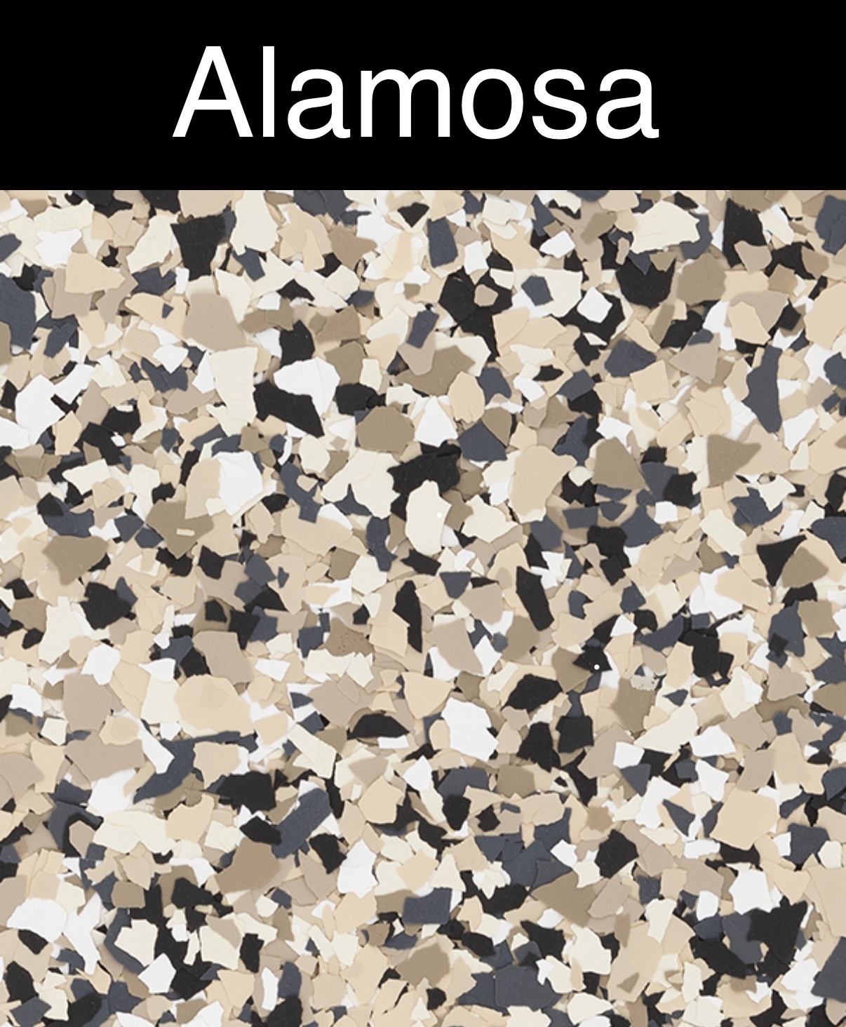 Colored flake Alamosa 1/4” (6 mm)