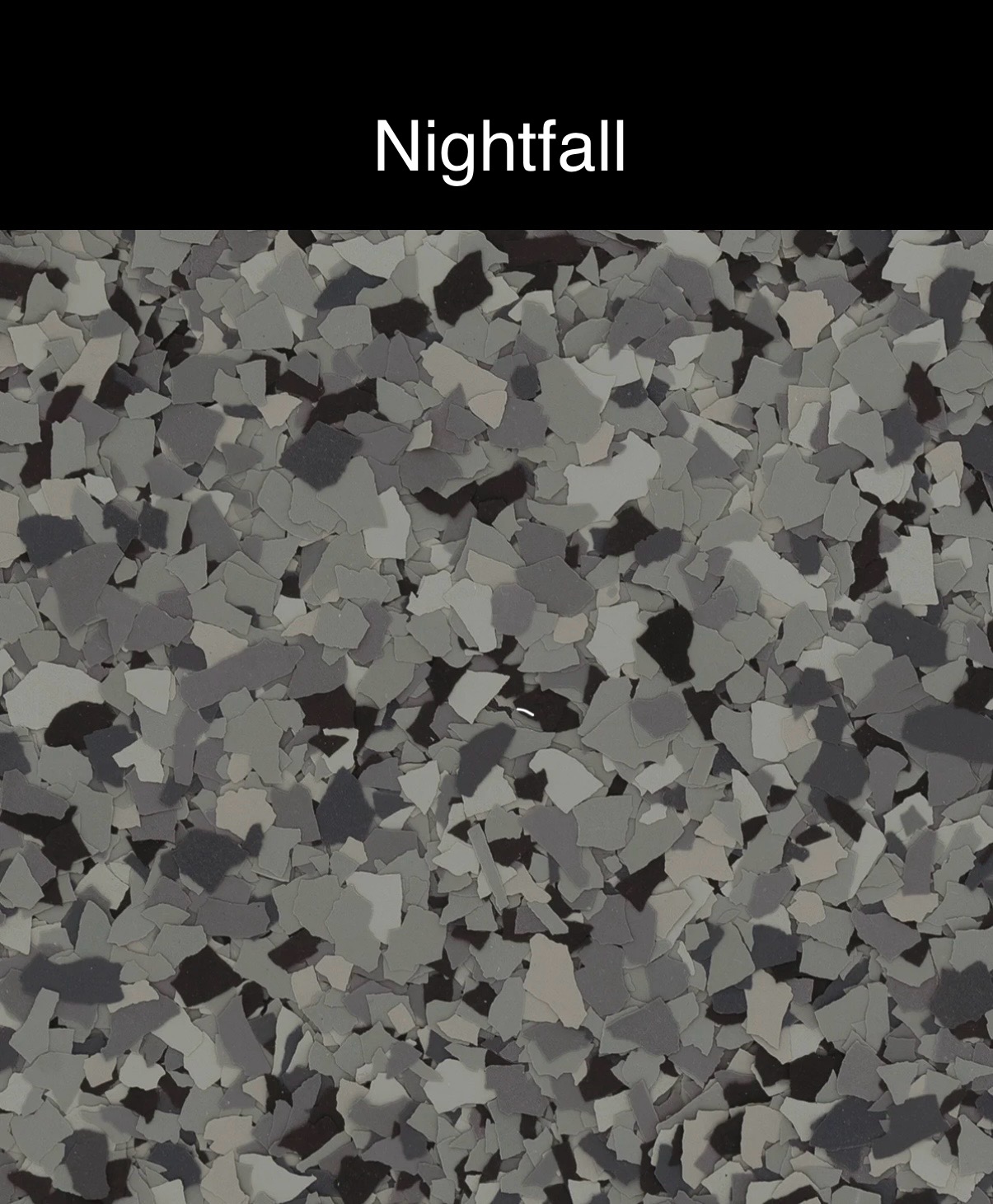 Colored flake Nightfall 1/4” (6 mm)