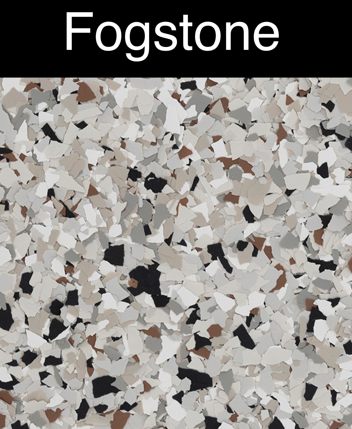 Fogstone colored flake