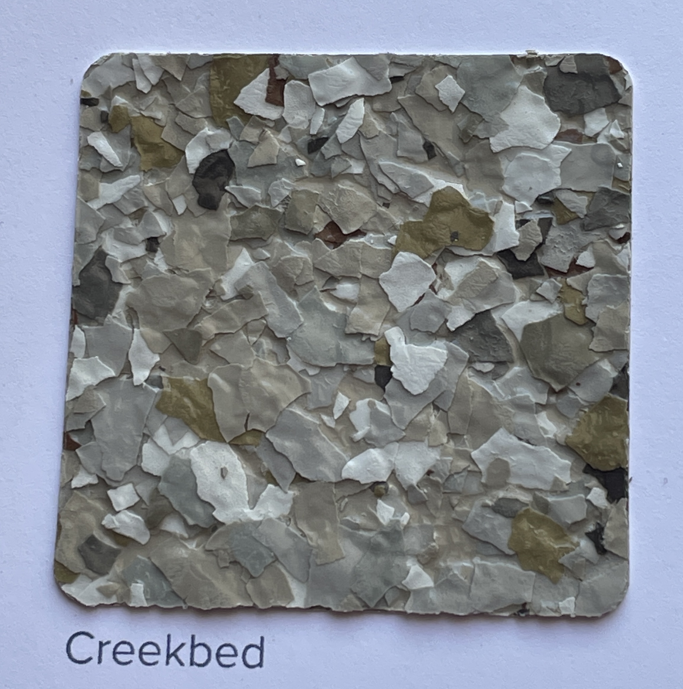 Colored flake Creekbed 1/4