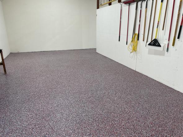 Garage floor coatings Custom color